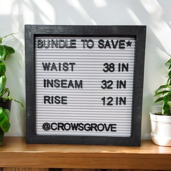 Forever 21 Men's Cargo Jeans Sz 38 Distressed Blue Denim - Picture 5 of 7